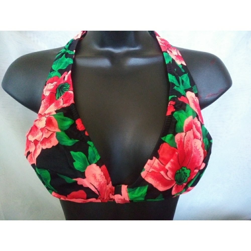 Shell Beach Floral Bikini Top